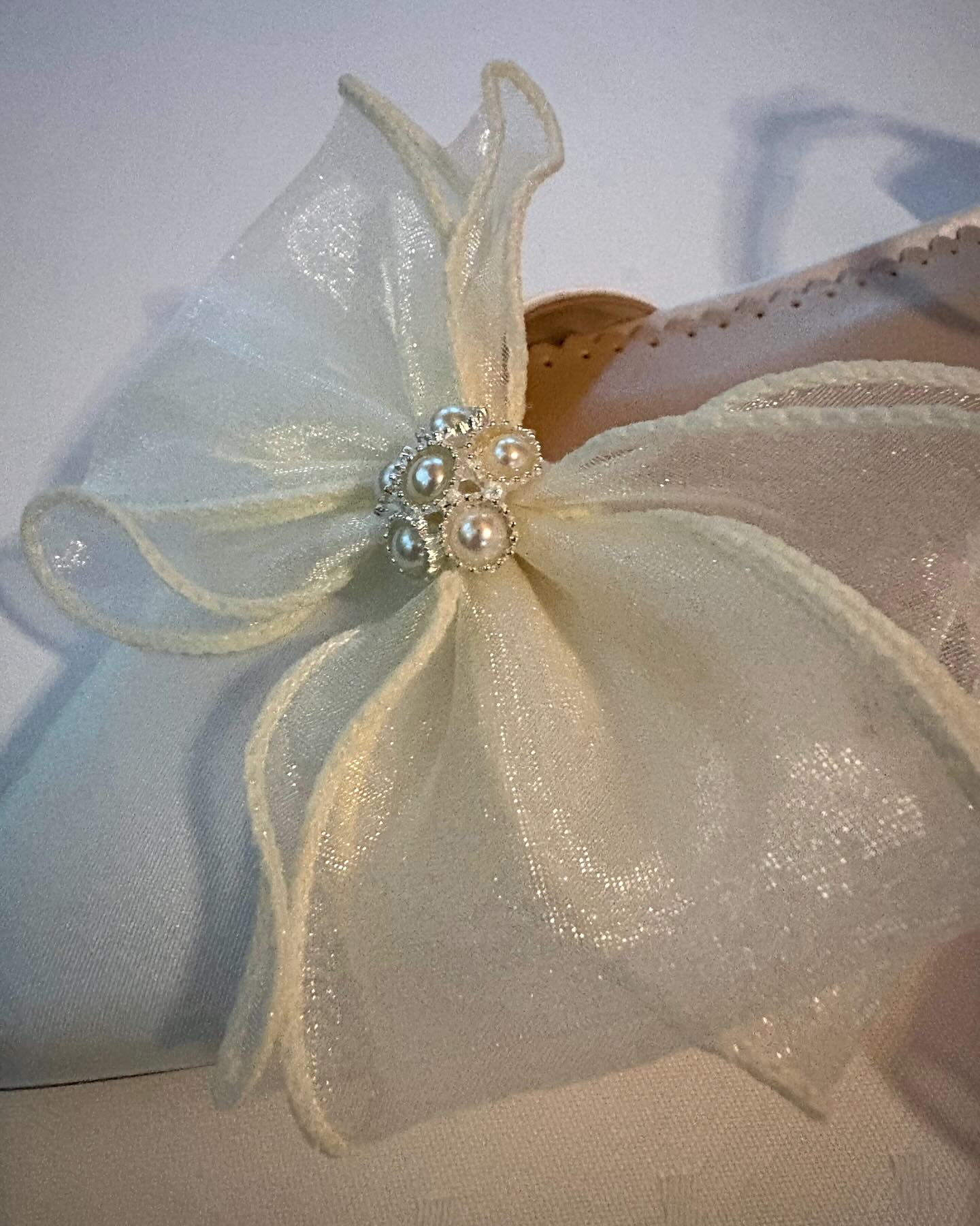 Kenkäkoriste rusetti organza